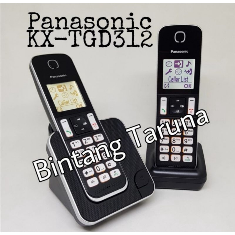 Telepon Wireless Panasonic KX-TGD312 Telpon wireless Panasonic TGD312