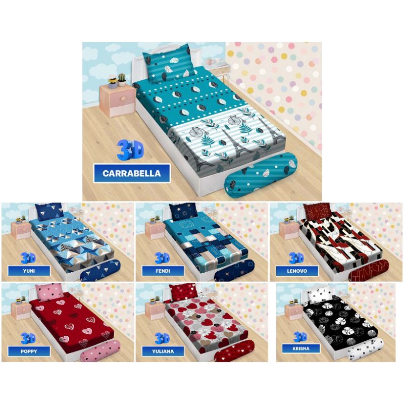 SPREI SEPRAI BONITA 3D MOTIF NEW BATIK SINGLE