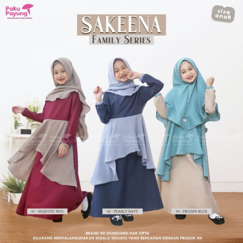 Gamis Sakeena Set Familiy PPC