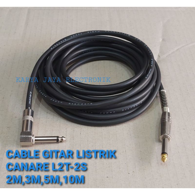 KABEL JEK GITAR LISTRIK JACK AKAI LULUS TO AKAI L STANDLIST CANARE L2T-2S