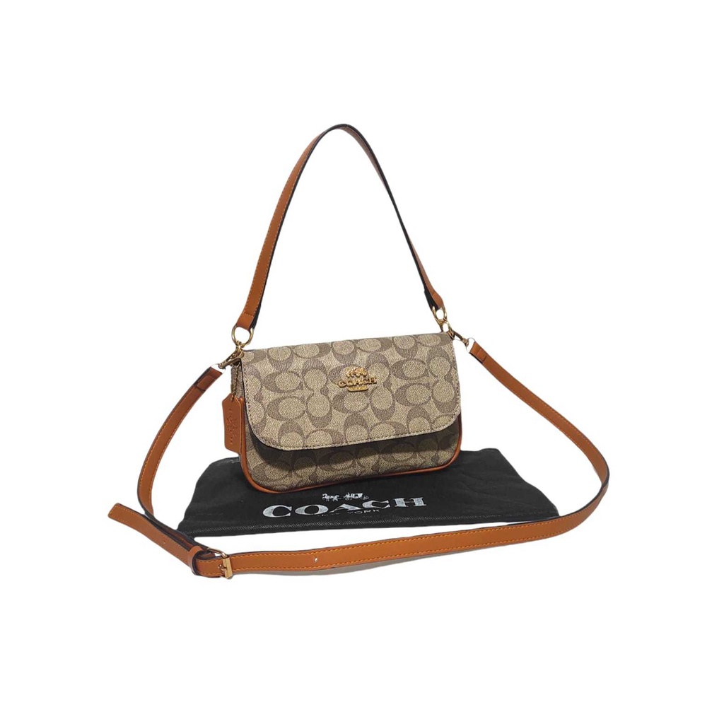 tas selempang wanita terbaru Coach Tutup Full motif