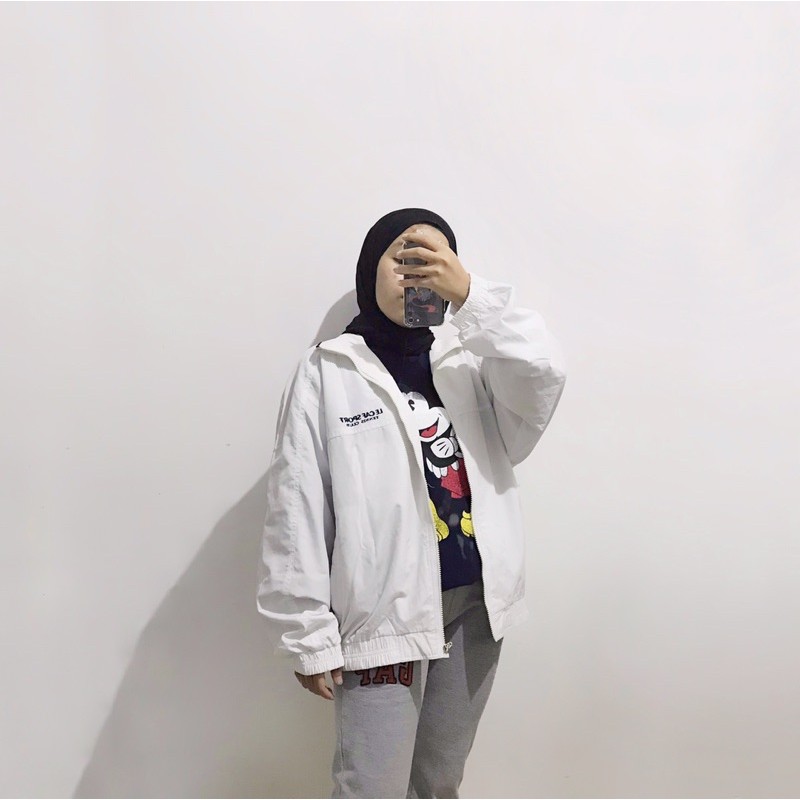 Le Caf Windbreaker - Jacket Vintage Thrift