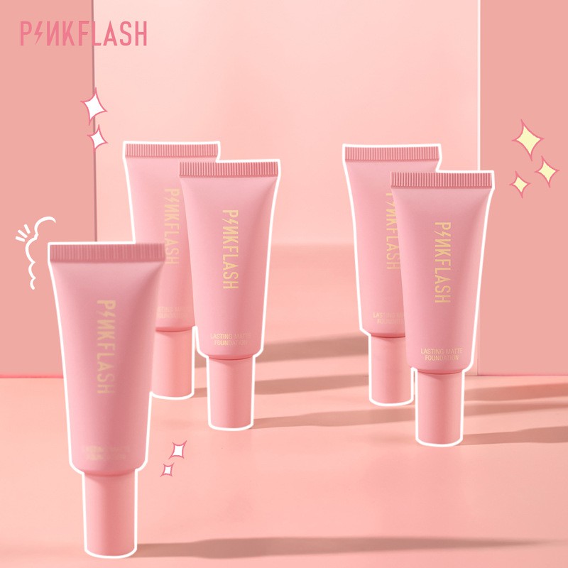 BPOM ORIGINAL PINKFLASH FOUNDATION KEMASAN PINK PF - F03