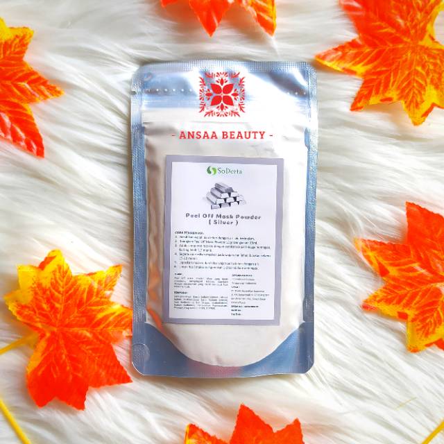 (Grosir 2) 50 Gram Peel Off Mask Powder by Soderta | Masker Rubber Jelly Peel Off Klinik Spa