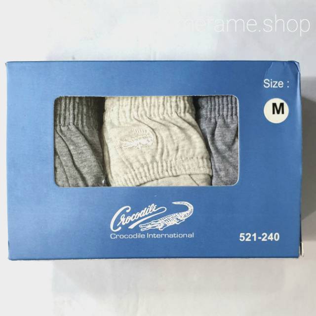  Celana  Dalam  CROCODILE  521 240 1 Dos 3pcs Shopee  