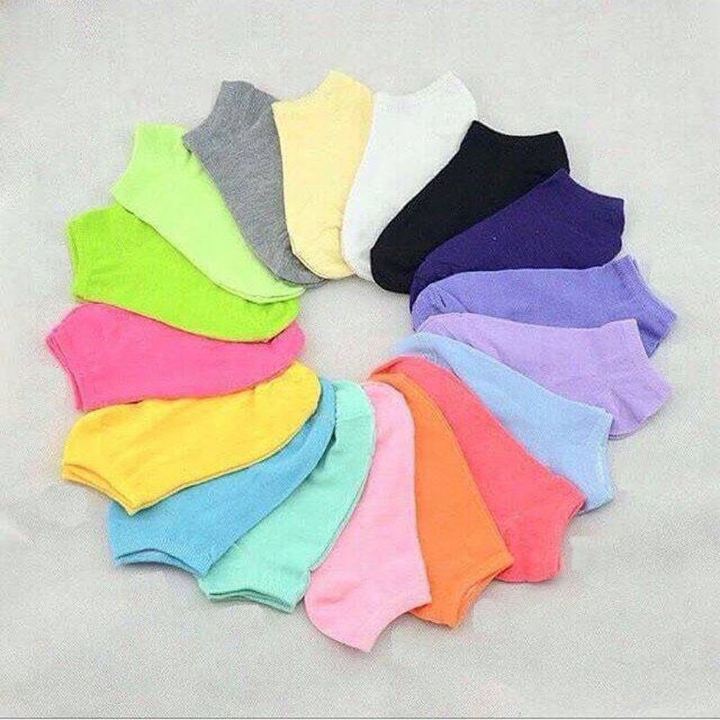 ❤GTB❤ KAOS KAKI MATA KAKI WARNA/Kaos kaki polos pendek R568