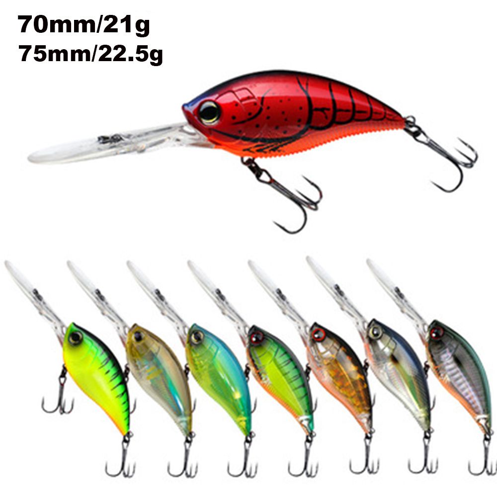 TOP Top Water Bass Tackle 70mm 21g/75mm 22.5g floating Fishing Lures Double Hooks Fish Popper 3D Eyes Wobblers Hard Plastic Bait