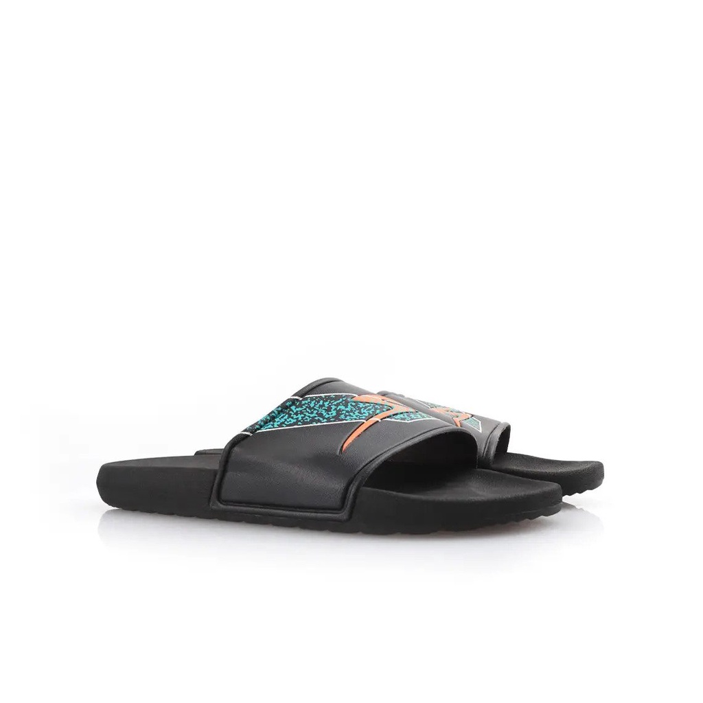 SANDAL SLIP ON ORIGINAL SPECS BLITZ SLIDE BLACK ANGELO AQUA TERBARU DISKON OJANSPORT