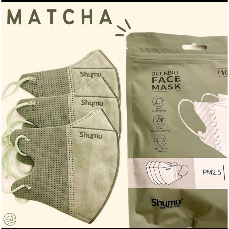 Masker DUCKBILL Garis New CAREION  3PLY SACHET ISI 10