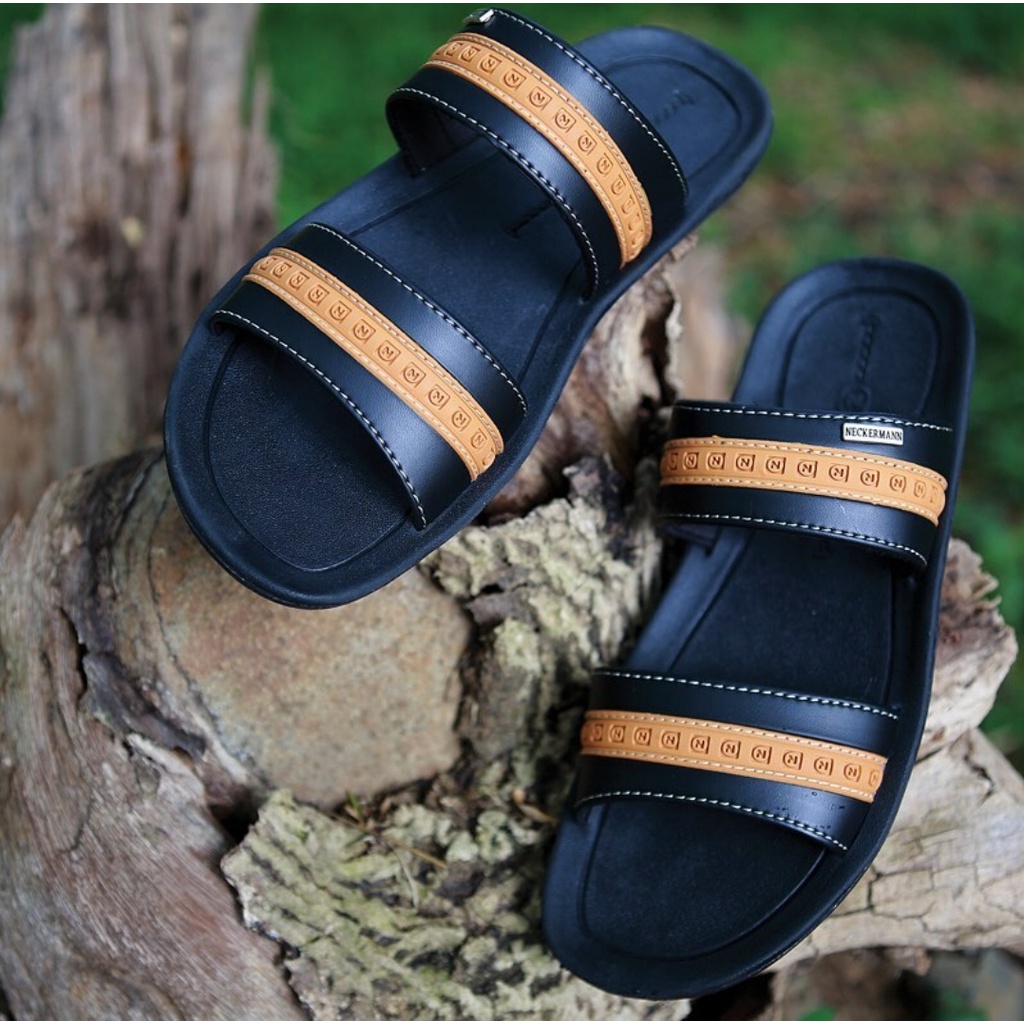 Neckermann LV 9352 Sandal Fashion Pria Berkualitas Premium Karet Santai Kerja Kekinian Terlaris