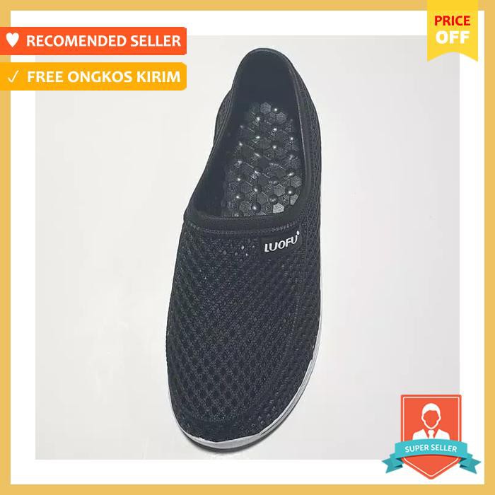 Sepatu Karet Pria Jelly Shoes Luofu 1618 - Sepatu Pria - Boots Pria