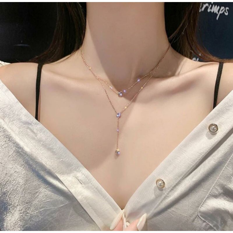 Kalung Titanium Rumbai Rosegold N23062105