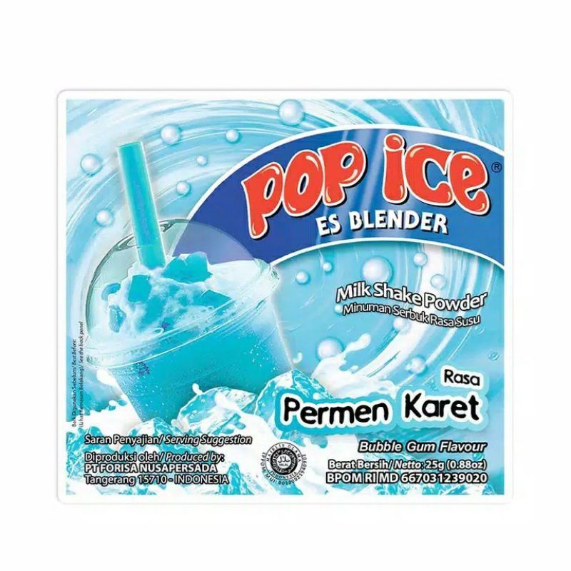 POP ICE Renceng All Varian Isi 10 Sachet Es Blender Renteng Termurah