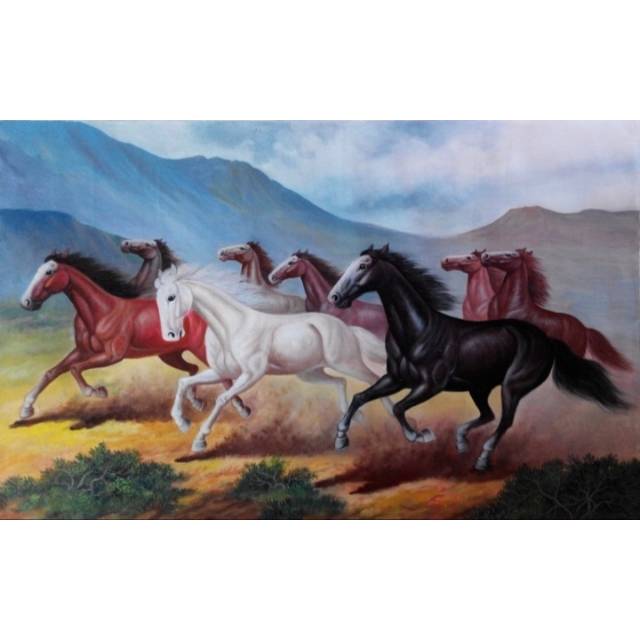 Lukisan kuda | Lukisan feng shui | Lukisan bagus | Lukisan indah | Lukisan bali | Lukisan binatang