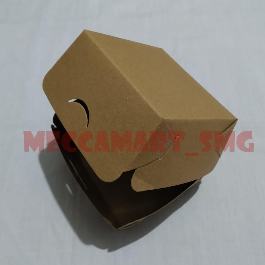 

PROMO !!! Dus Burger / Kardus Coklat / Isi 50pcs ( Uk. 10 x 8.5 x 7 )