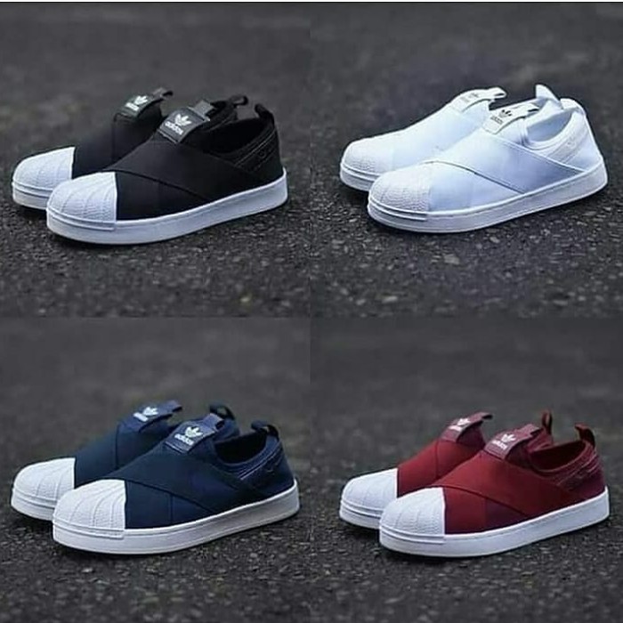 SEPATU WANITA ADIDAS SLIP ON /SUPERSTAR