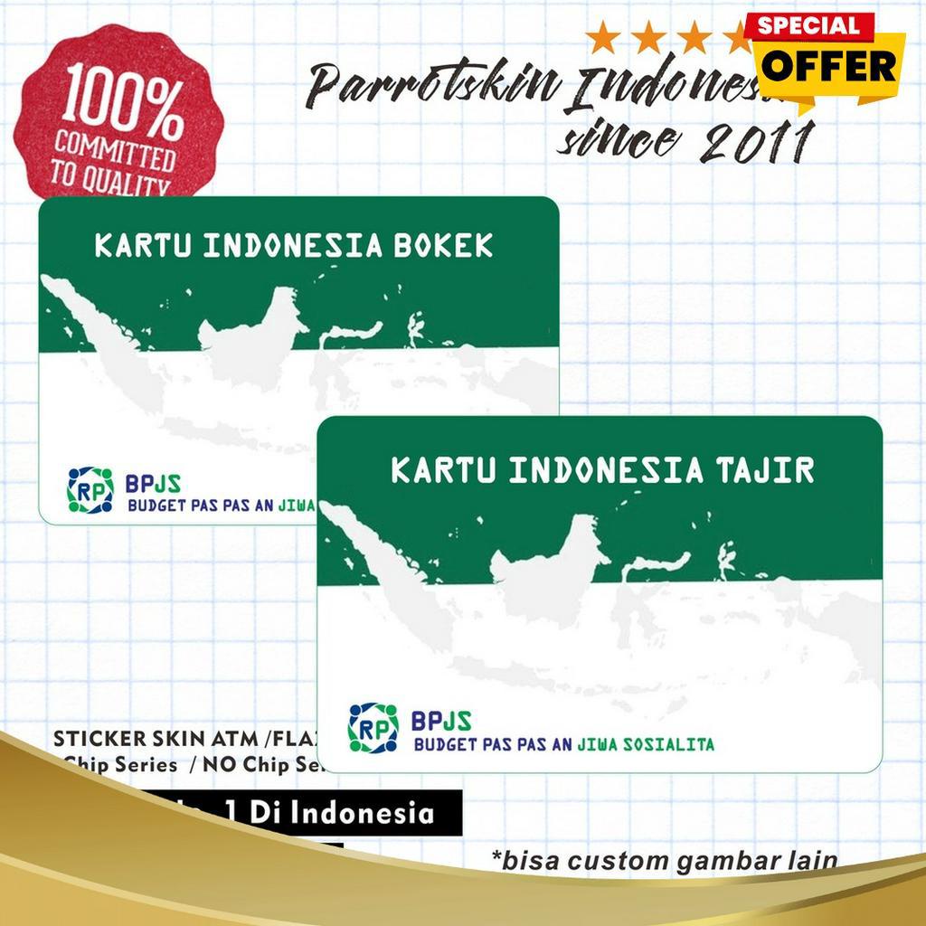 

PROMO TERPOPULER Sticker Pelindung Kartu ATM SIM KTP Flazz Skin Card BPJS Kartu Indonesia tajir