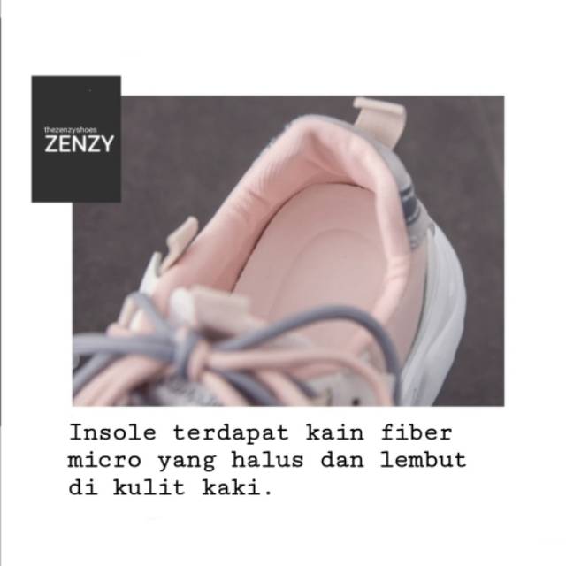 Zenzy Jennie Sneakers Korea Design - Sepatu Casual-5
