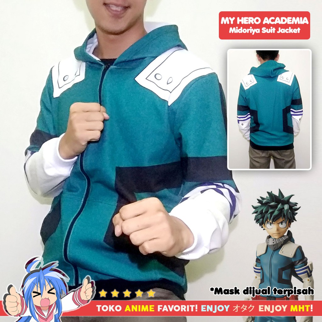 Jaket Anime Boku no Hero Academia My Hero Academia Midoriya Izuku Battle Suit