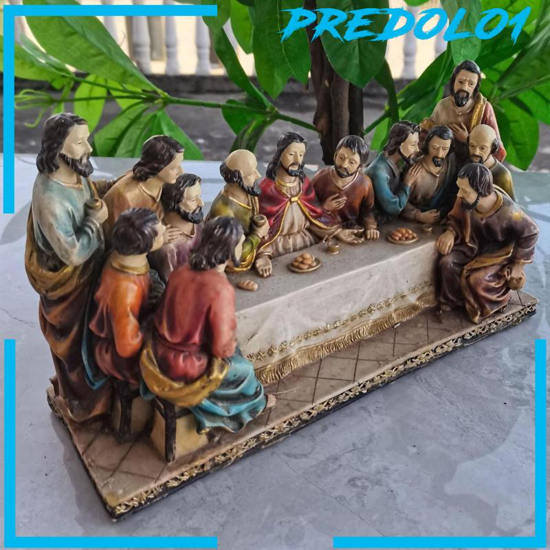 (Predolo1) Patung Resin The Last Supper Untuk Dekorasi Kamar Tidur