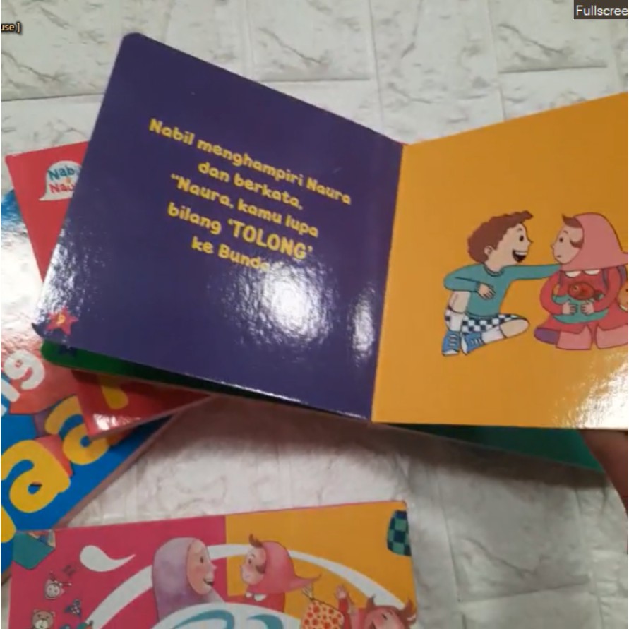 BOARDBOOK Paket Nabil Naura Isi 4 Buku : Seri Kalimat Thayyibah/Seri Kata Ajaib/Seri Emosi