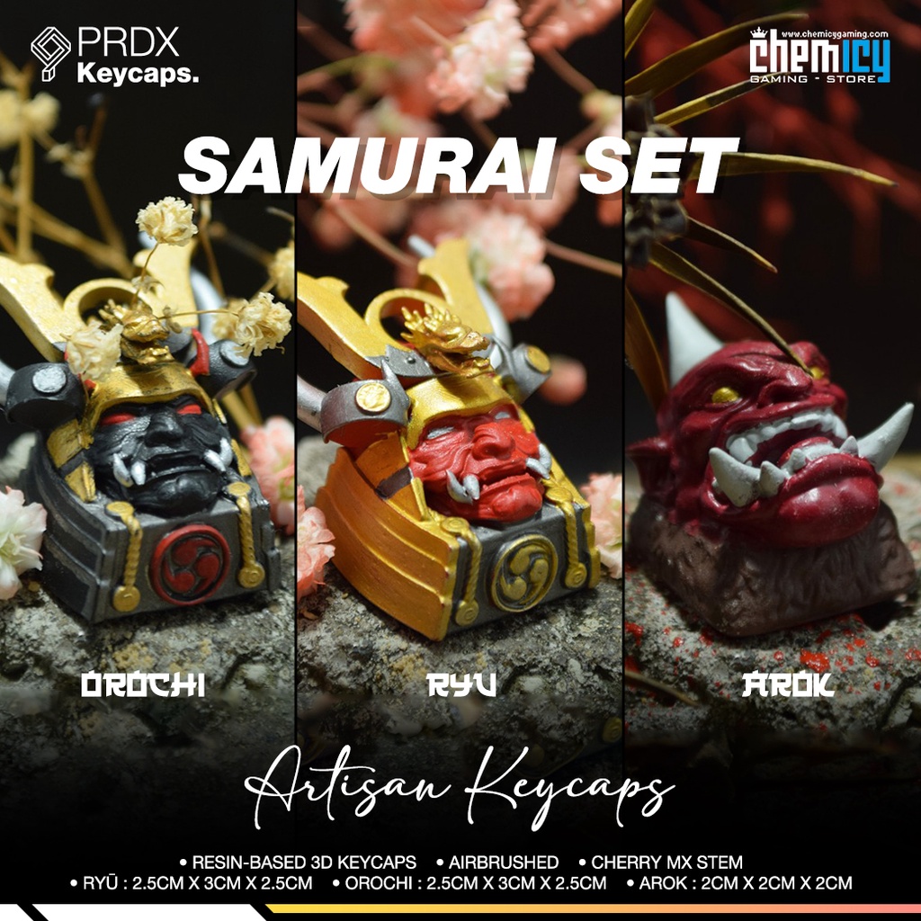 PRDX Artisan Samurai Set Keycaps