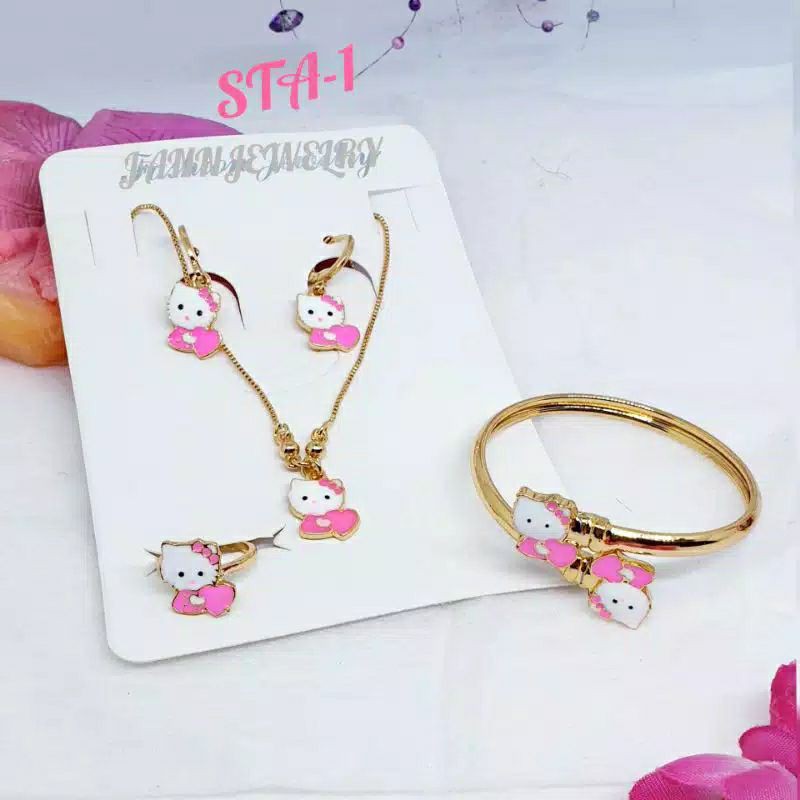 Kalung set anak xuping karakter uk klg 36Cm