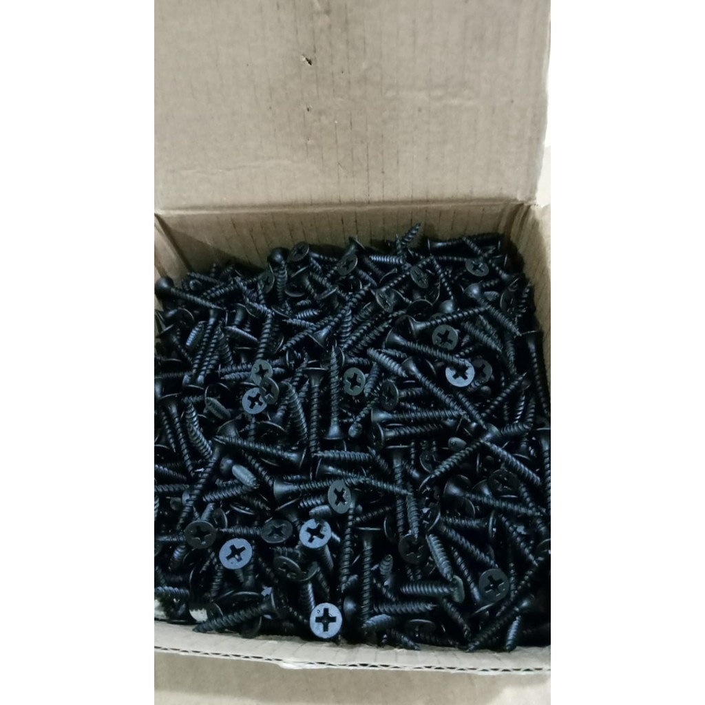 Skrup gypsum PERKOTAK  / Drywall screws Tersedia 2 Ukuran/ SKRUP GIPSUM