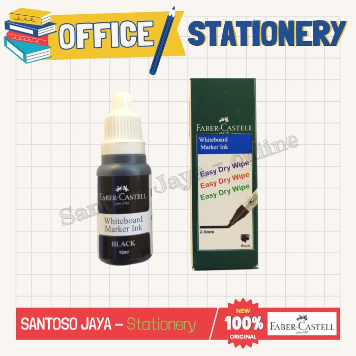 

Tinta Isi Spidol Papan Tulis FABER CASTELL - Refill Ink White Board