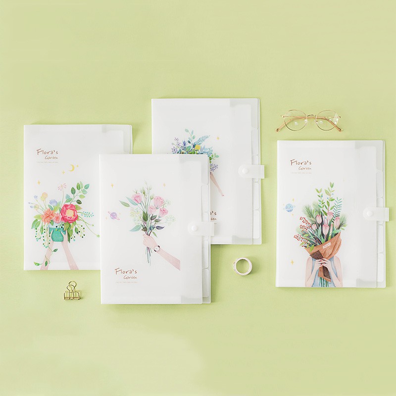 

Floras Garden 5 Pockets File Folder (Map Plastik)