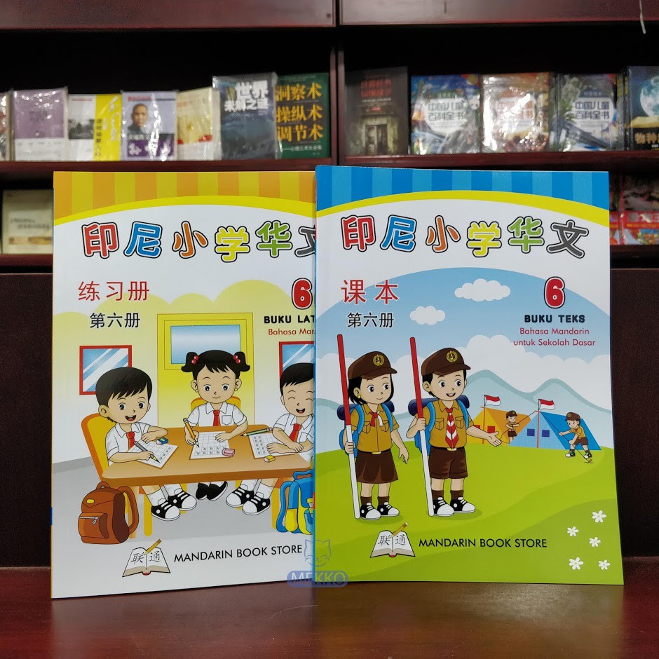 Chandra Mekko Buku SD Bahasa Mandarin Book Store Yin Ni Xiao Xue Hua Wen Kelas 6