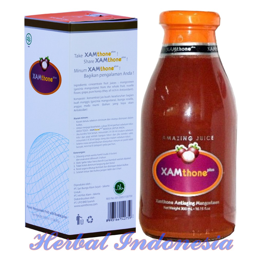 Xamthone Plus | Xamthon | Juice Ekstrak Kulit Manggis Original