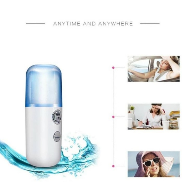 NANO MIST SPRAYER MINI PORTABLE USB NANO SPRAY WAJAH MELEMBABKAN DAN MENCERAHKAN WAJAH