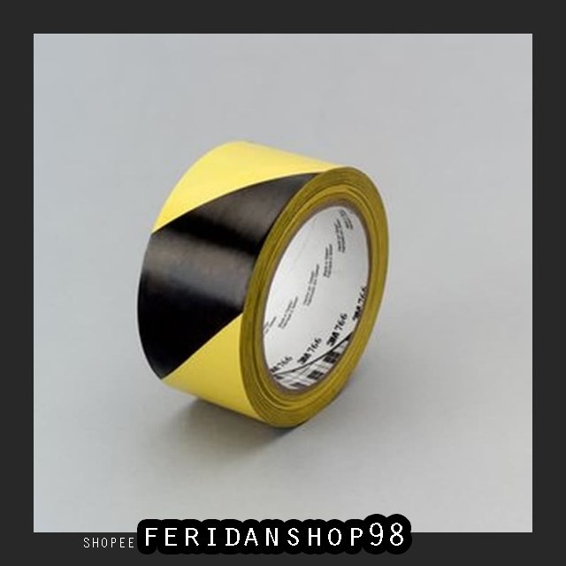 

BT816 3M HAZARD WARNING BEST VINYL MARKING TAPE 766 BLACK YELLOW 2 IN X 36 YD BY FERIDANSHOP98