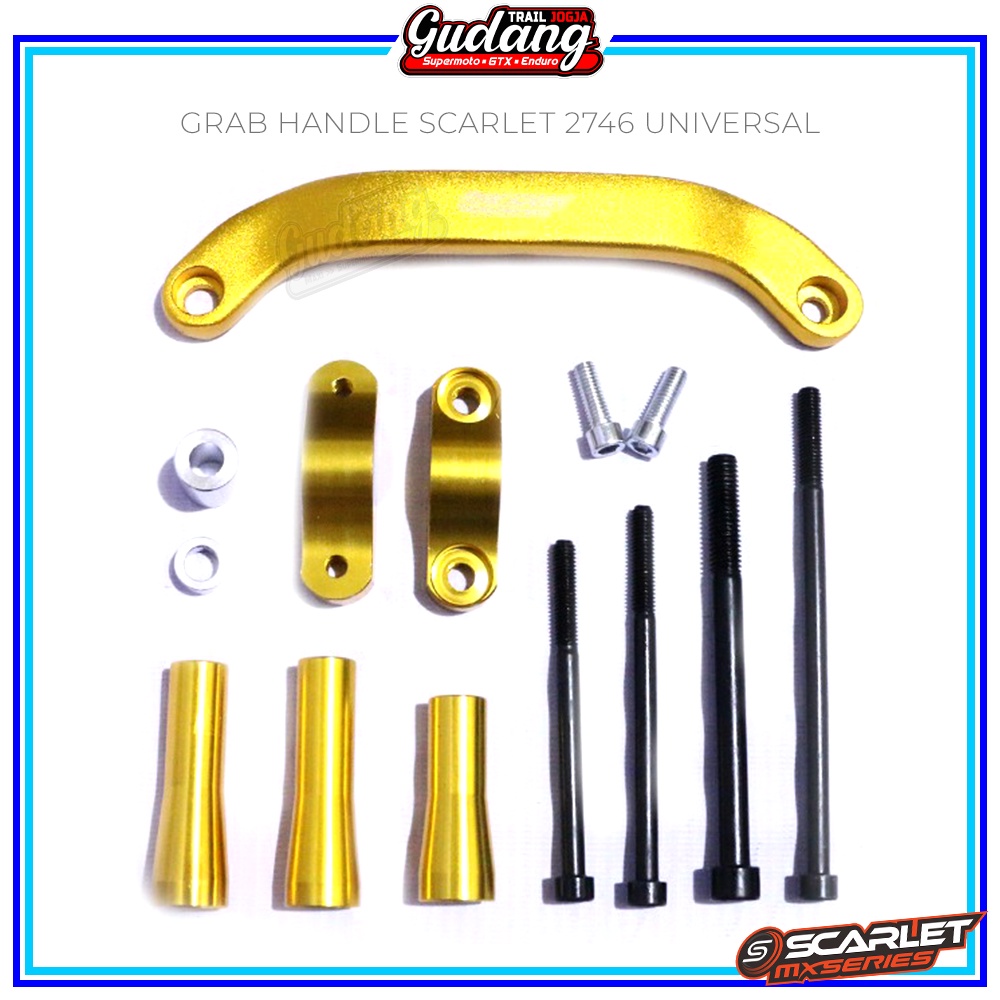 Grab Handle Pegangan Body Motor SCARLET Universal CRF 150L KLX 150 BIGFOOT DTRACKER KTM WR 155