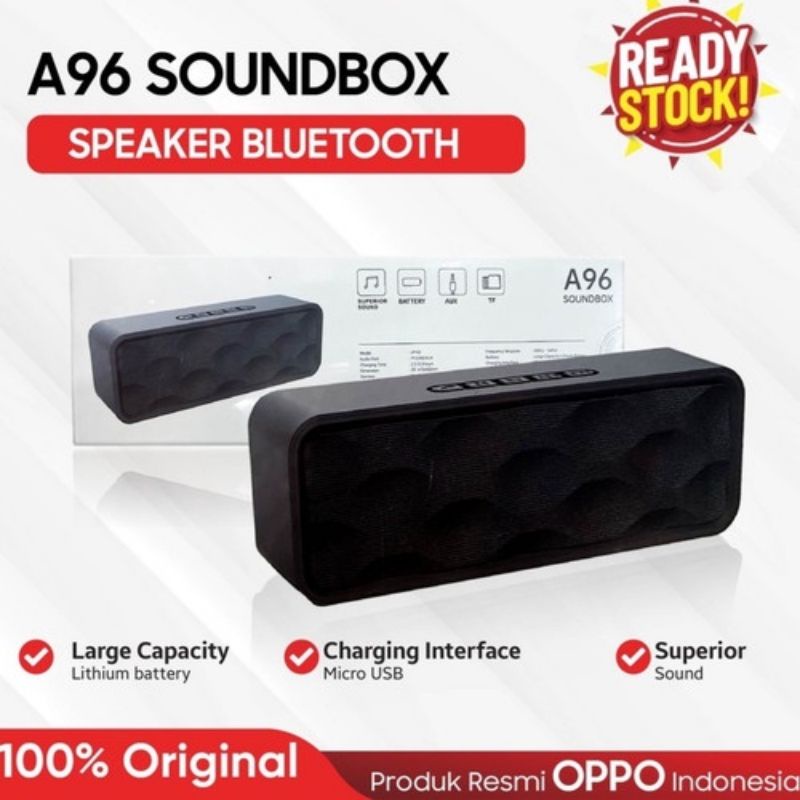 Soundbox OPPO A96 Bluetooth LP-S2 Soundbar Double Speaker Micro USB