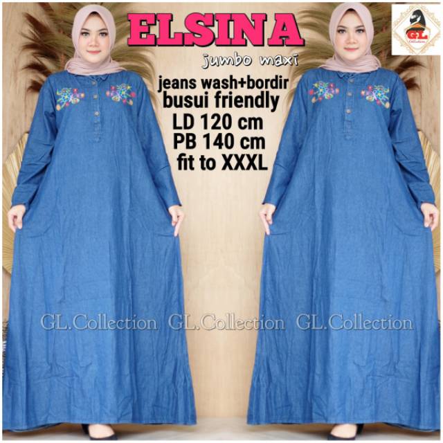 ELSINA JUMBO MAXI DRESS SUPER RECOMENDED [[ BAL4 ]]