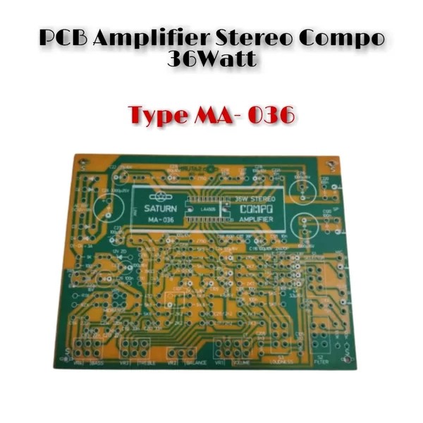 PCB 36W Stereo Compo Amplifier MA-036