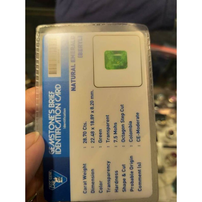 emerald beryl Colombia