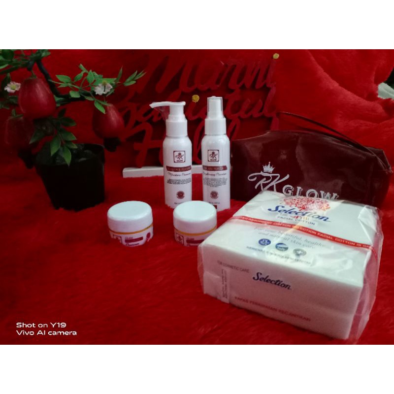 [COD✓] YUK GLOW UP  PROMO BULAN JULI 1 PAKET RK GLOW  + FREE KAPAS / PARFUM DLL  #RK KOSMETIK