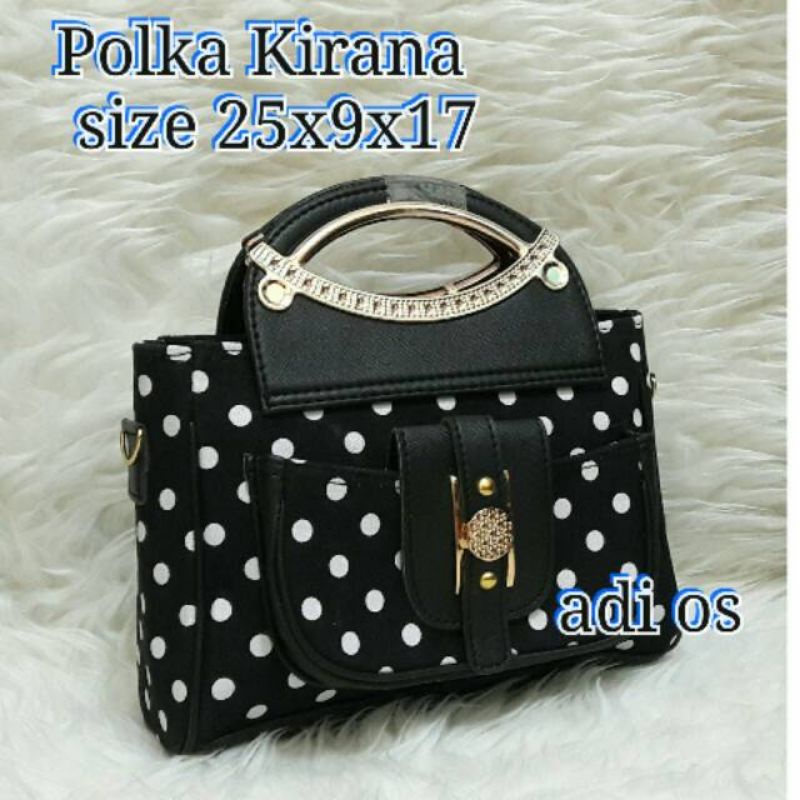 tas lokal bibir polka / tas kirana