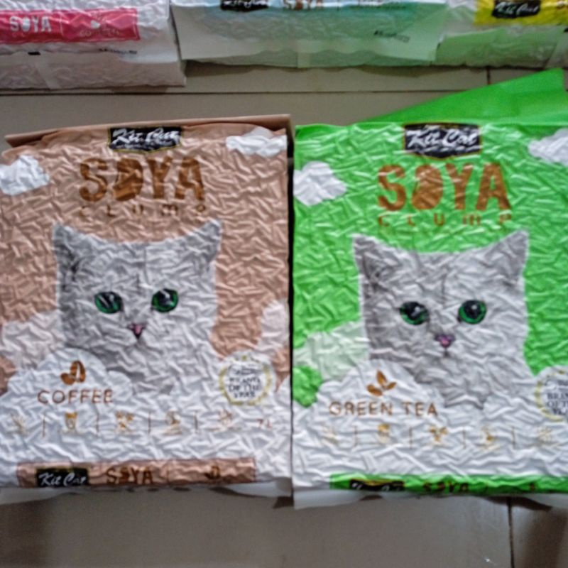 Pasir Kucing Soya kit cat Clump 7 liter