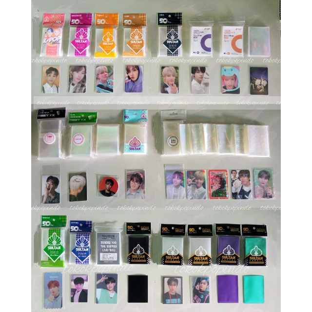 [10 PCS] Innersleeve meet yx sultan amethyst topaz amber onyx sapphire emerald djinn kpop edition po