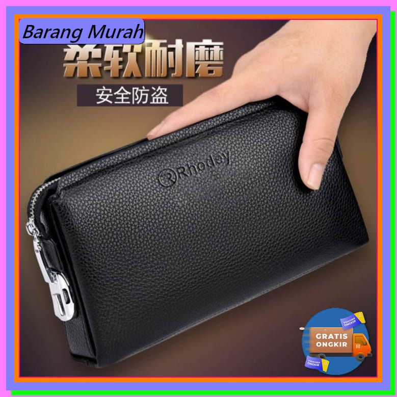 Emha 2812 Handbag/ Tas Clutch Pria/Wanita Bahan Kulit Sintetis Be CD622 Dompet/Tas Tangan/Handbag/ba