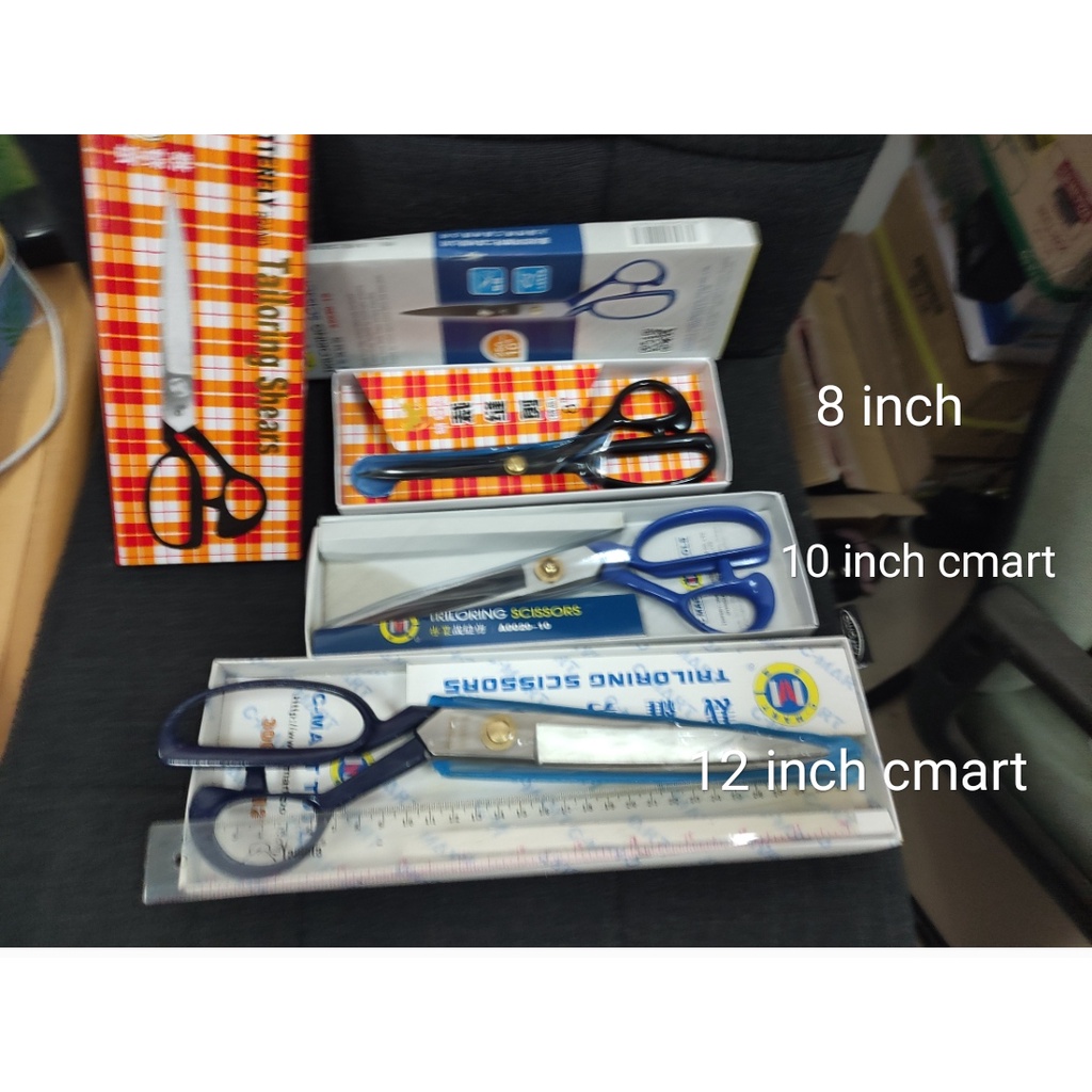 

gunting kain cmart 12 inch a0020-12 industrial grade tailoring scissor