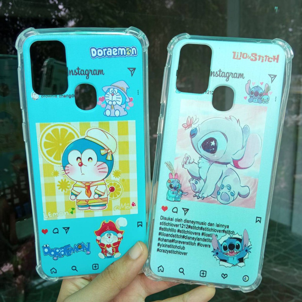 Samsung M31  Case Softshell Anti Crack Karakter Cartoon  Casing Untuk Cewek Cowok