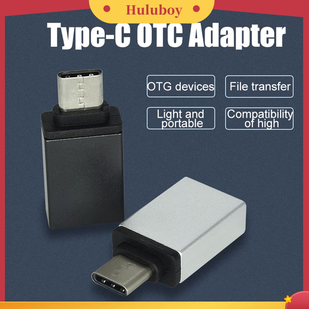 Adaptor Konverter USB Tipe C Male Ke USB 3.0 Female OTG Untuk Ponsel Android