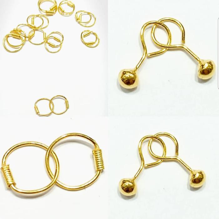 Sangat Murah Anting Toge Bayi 1/2 Gram Emas 24 Karat.