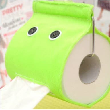 Tempat tisu tissue holder dapur gulung gantung lucu unik murah HBH033 - Hijau