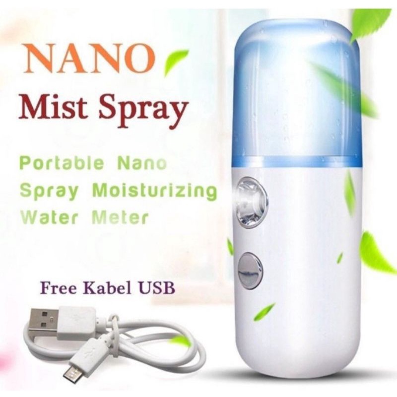 Nano Spray Face Mist Portable Usb Perawatan Wajah Nano Hydrating